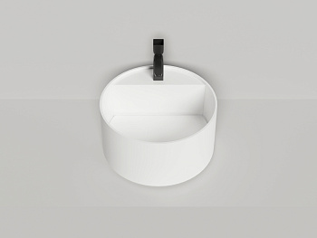 Раковина из искусственного камня S-Stone Salini ARMONIA 130422TMF 50х50 накладная цвет белый